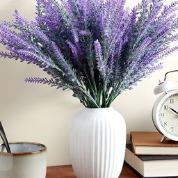 TIED RIBBONS Purple 4 Pieces Lavender Artificial Flower-picture-38
