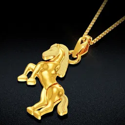 Joyalukkas Galloping Horse 22Kt Gold Pendant-image-52