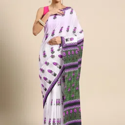 BUTA BUTI Floral Pure Cotton Printed Saree-picture-24