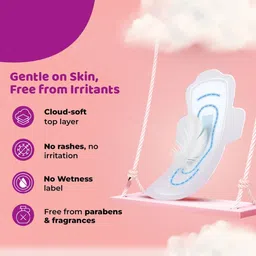 siyako Day and Night Pads, 6 Pcs XL (3)(Regular Flow) Sanitary Pad (Pack of 24) Sanitary Pad image 2