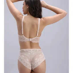 Zivame Beige Padded Non Wired Medium Coverage T-Shirt Bra image 2