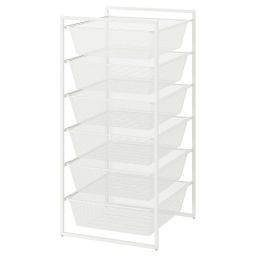 ikea jonaxel Storage combination, white, 50x51x104 cm-picture-13