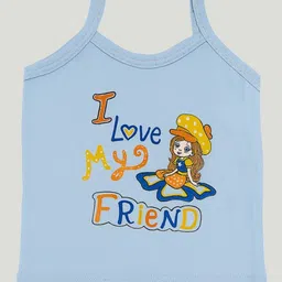 Kidbea Infant Girls Pack Of 3 Printed Vests image 4