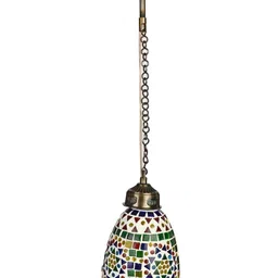 1ST TIME White & Green Textured Self Assembly Ceiling Lamp-picture-33