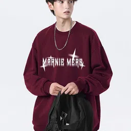StyleCast x Revolte Men Printed Oversized Sweatshirt image 5