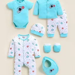 Moonkids Infant Kids Pack Of 7 Baby Apparel Gift Set-image-39