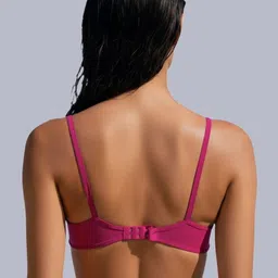 Eden Pack of 2 Solid Medium Coverage Non Padded Cotton Casual Everyday Bras image 5