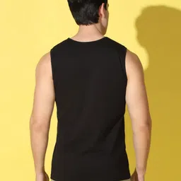 WOOSTRO Men Pack Of 2 Typography Printed Scoop Neck Cotton Slim Fit T-shirts image 3