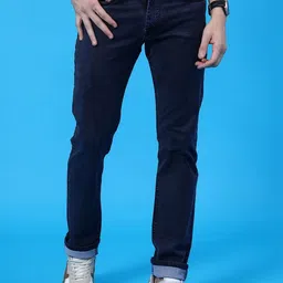 V-Mart Men Slim Fit Mid-Rise Light Fade Stretchable Jeans-picture-30