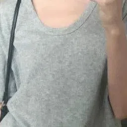 Outzidr Round Neck Relaxed Fit T-shirt image 2