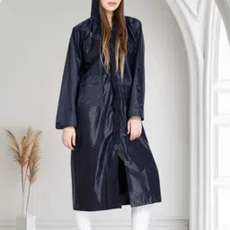 houseofcommon Solid Women Raincoat-picture-11