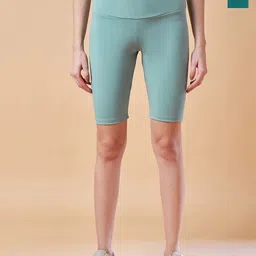 COLOR CAPITAL Women Pack Of 2 Above Knee Length High Rise Gym Tights-picture-27