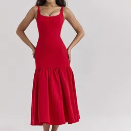 JC Mode Fit & Flare Midi Dress-picture-23