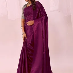 Moda Rapido Beads and Stones Satin Saree image 2
