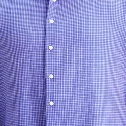 HIGHLANDER Men Grid Tattersall Checked Spread Collar Casual Shirt image 3