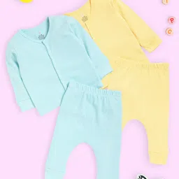 The Mom Store Kids Pack Of 2 Long Sleeves Pure Cotton Shirts With Pyjamas-picture-41