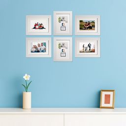 Kuber Industries White 6 Pieces Wall Photo Frames-picture-17