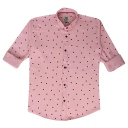 CAY Boys Standard Polka Dot Printed Casual Shirt image 3