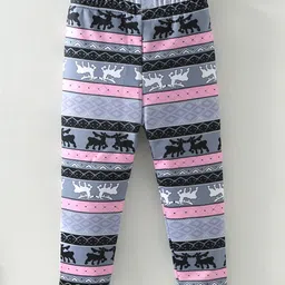 Kookie Kids Full Length Leggings Animal Print - Multicolor image 3