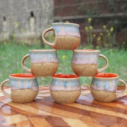 laghima jadon Multicoloured Printed Ceramic Glossy Mugs Set of Cups and Mugs-picture-23