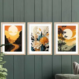 walllane Modern Wall Art With Frame Home Decor Wall Painting For Living Room Office Bedroom image 4