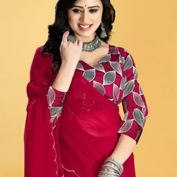 KALINI Pure Georgette Saree-picture-34