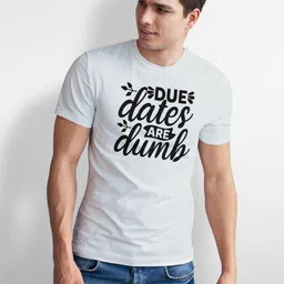 Seekbuylove Men Typography Printed Regular Fit Cotton Bio Finish T-shirt-picture-16