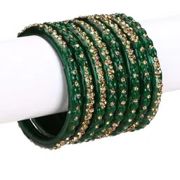 SOMIL Green Alloy Bangle image 4