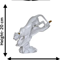 MISS PEACH White Birds And Animals Curio Showpiece image 3