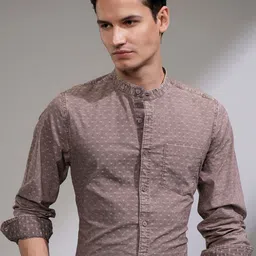 HIGHLANDER Men Slim Fit Opaque Casual Shirt-picture-35