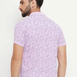 OGEN Men Printed Polo Collar Pockets T-shirt image 2