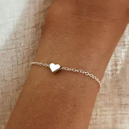 dressberry DressBerryStainless Steel Silver-Plated Anti Tarnish Link Bracelet image 3