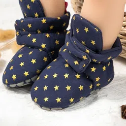 NESKA MODA Unisex Kids Cotton Booties image 5