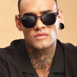 RESIST EYEWEAR Unisex Wayfarer Sunglasses with UV Protected Lens image 4