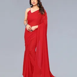 Moda Rapido Solid Saree with Blouse Piece-image-28