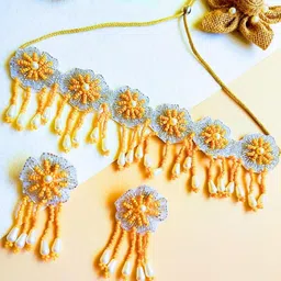 Tipsy closet Women Yellow Jewellery Set-picture-27
