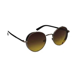 MacV Unisex Brown Round Sunglasses with-picture-22