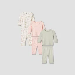 Juniors by Babyshop Girls Printed T-shirt with Pyjamas-picture-24