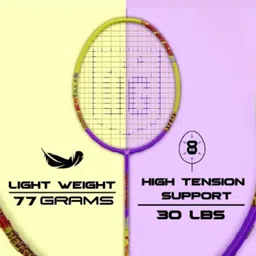UG SPORTS Set Of 2 Oval Shape Badminton Racquets image 5