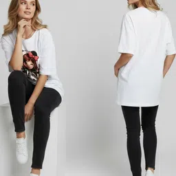 SZN Women Printed T-shirt image 2