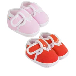 NESKA MODA Pink Cotton Booties-picture-45