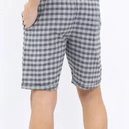 URBANICE Men Checked Training or Gym with Technology Shorts image 2