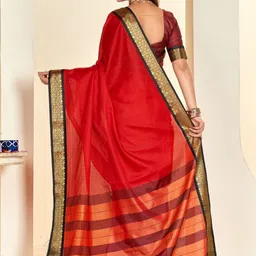 KALINI Woven Design Zari Saree image 4