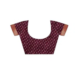 KALINI Bandhani Zari Pure Chiffon Bandhani Saree image 3