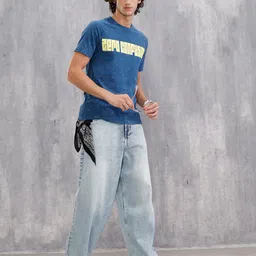 WROGN Men Typography Printed Raglan Sleeves T-shirt image 4