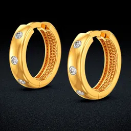 Joyalukkas Yellow Gold 22KT Earrings Gold - 2.233 gm-picture-23