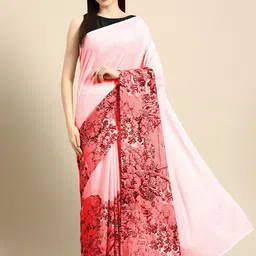 BUTA BUTI Floral Pure Cotton Saree-picture-18