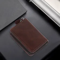 Provogue Men PU Zip Around Wallet image 3