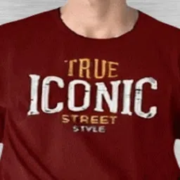 REYA Men Typography Printed Oversized T-shirt image 4