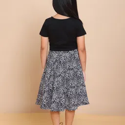 thkgrlz Animal Print A-Line Midi Dress image 4